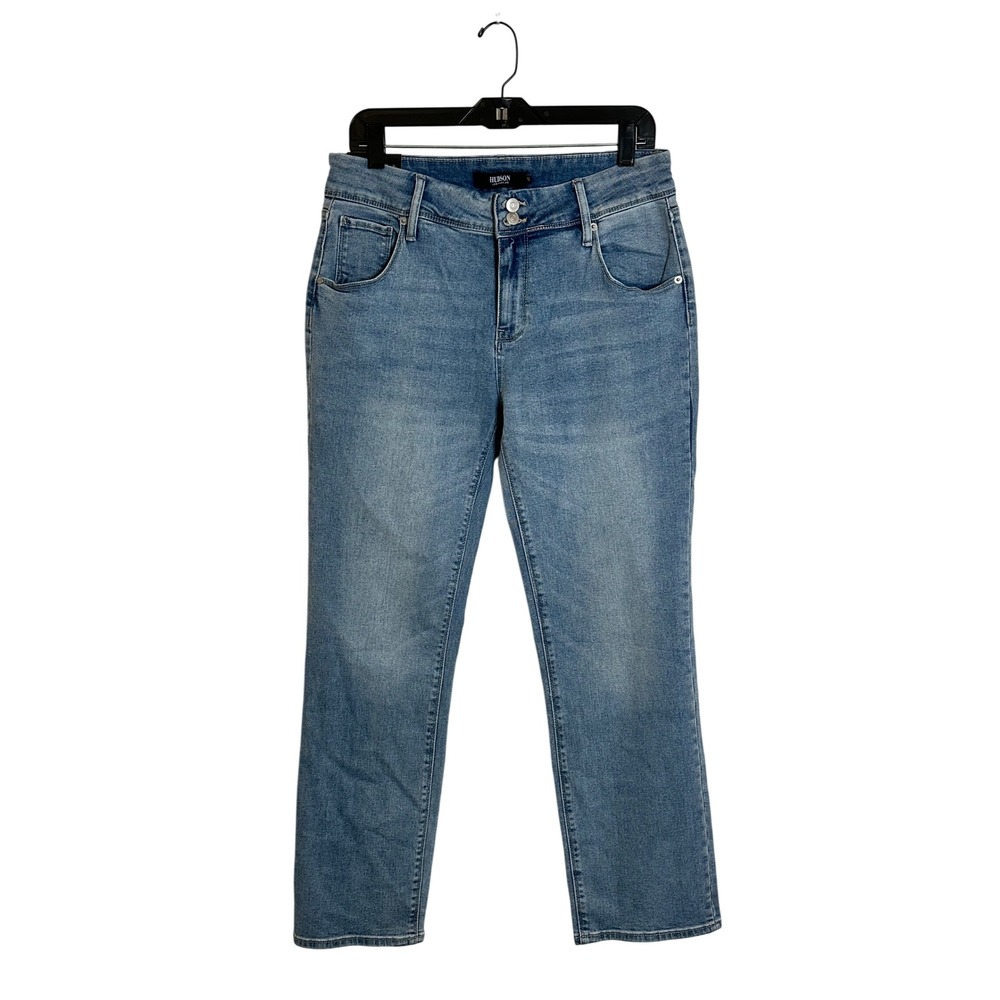 Hudson Jeans Women's Straight Leg Light Wash Blue Denim